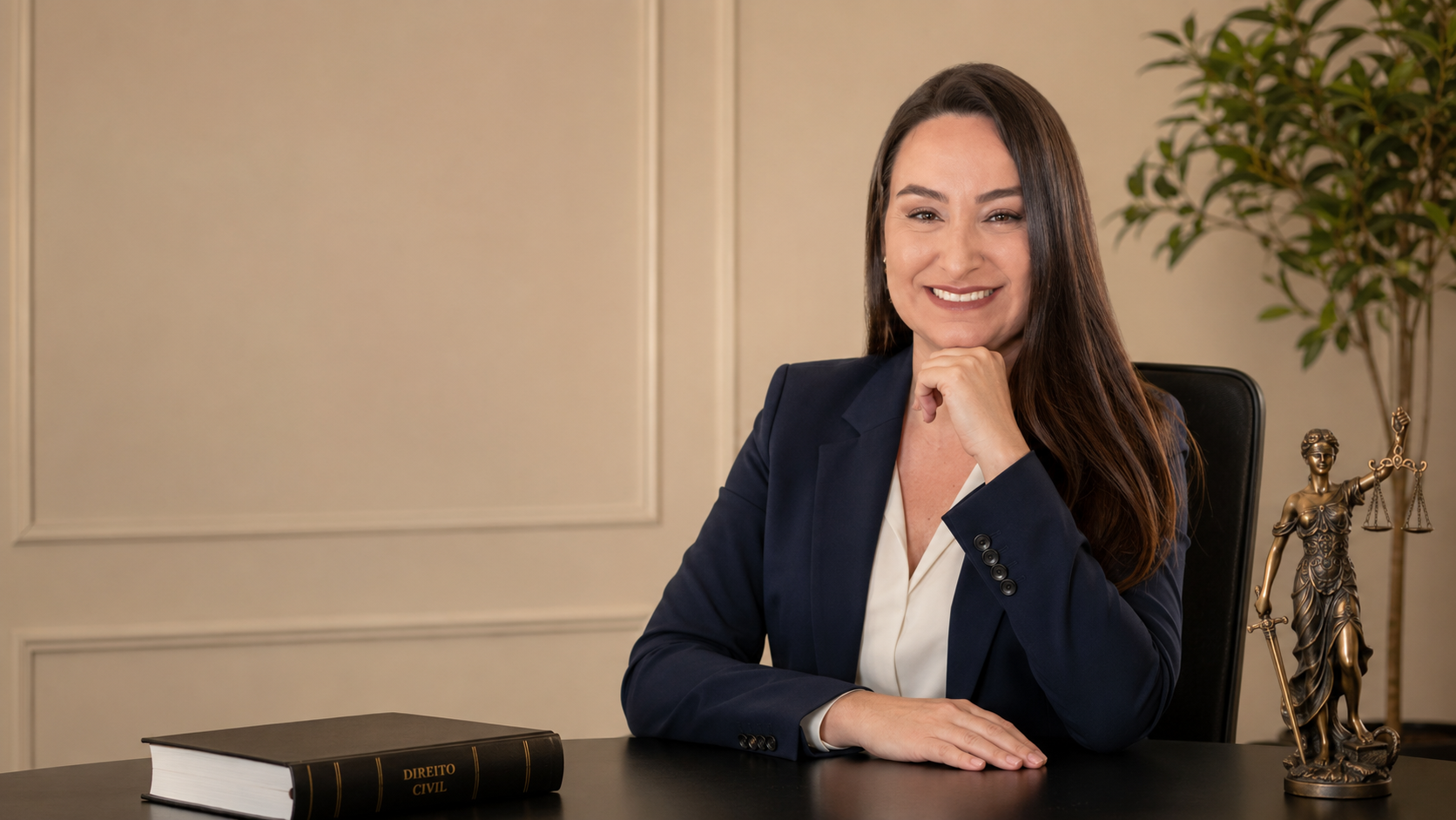 Dra. Noélle Garcia em seu escritório em Bauru/SP